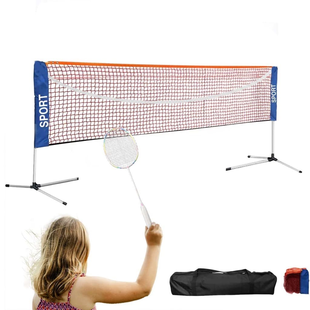 Badminton Easy Net Pickleball Esportes Vôlei de Praia Altura Ajustável 75/118/160 cm