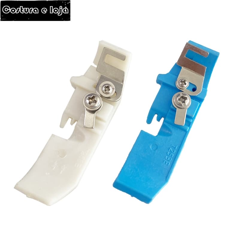Calcador Overlock Plástico Ponto Cadeia T253E Jack Deslizante