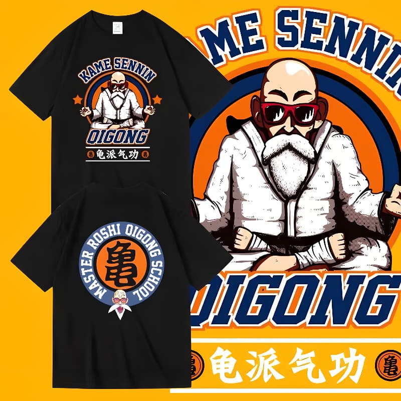 [Camiseta Premium 100% Algodão]manga curta com tema de Anime gola redonda, solta, Casual, manga curta, rua