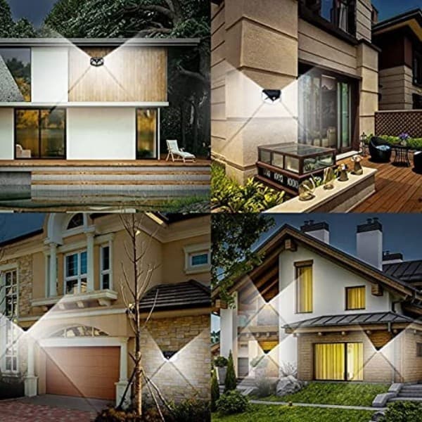 Luminária Solar 100 Led Com Promoção À Prova D'água Para Jardim Sensor
