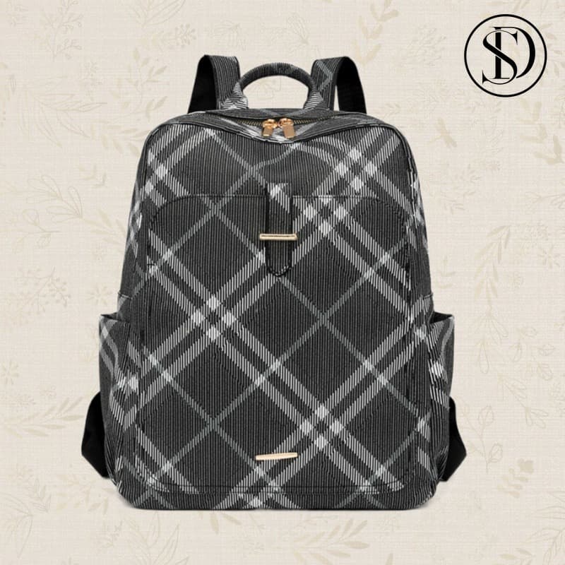 Mochila feminina estudante de grande capacidade mochila impressa reforçada