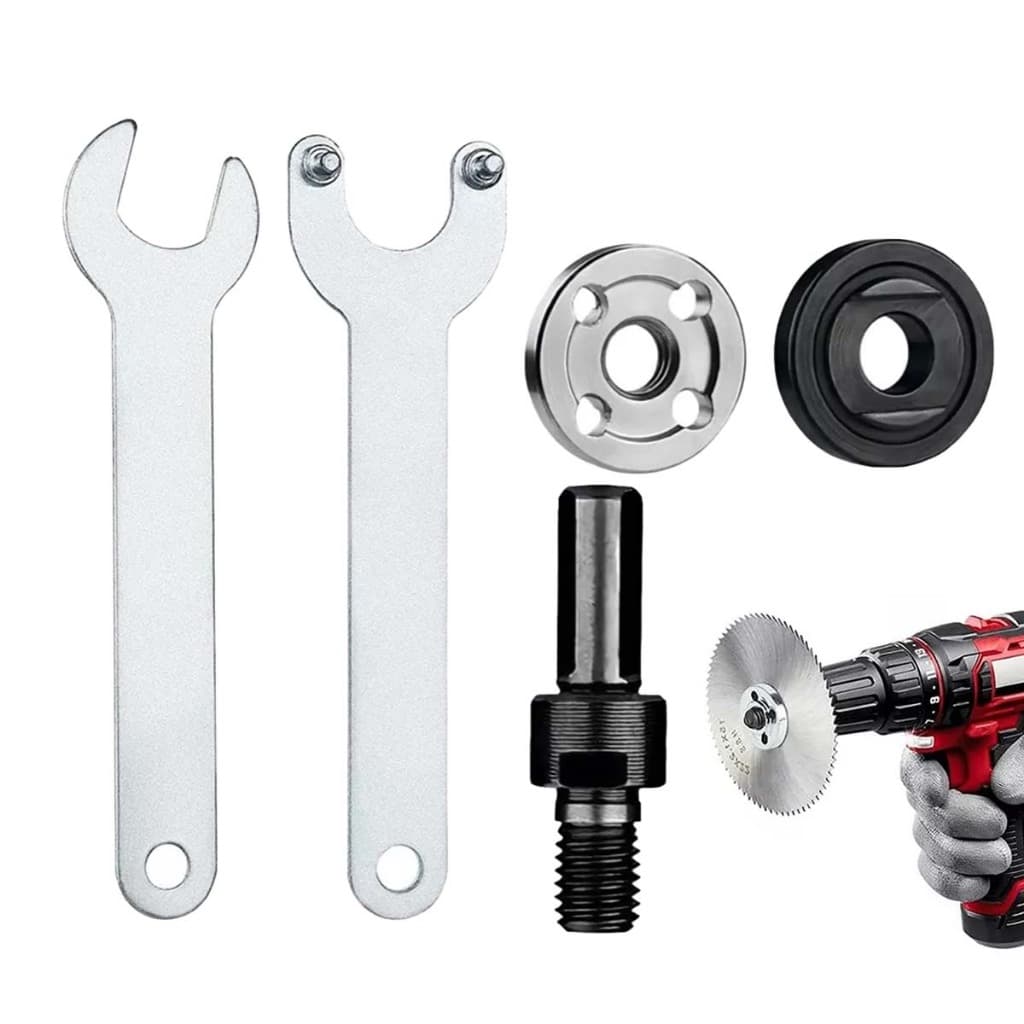 Conjunto de adaptadores de conexão M10 para esmerilhadeira angular elétrica com haste de conversão para furadeira manual