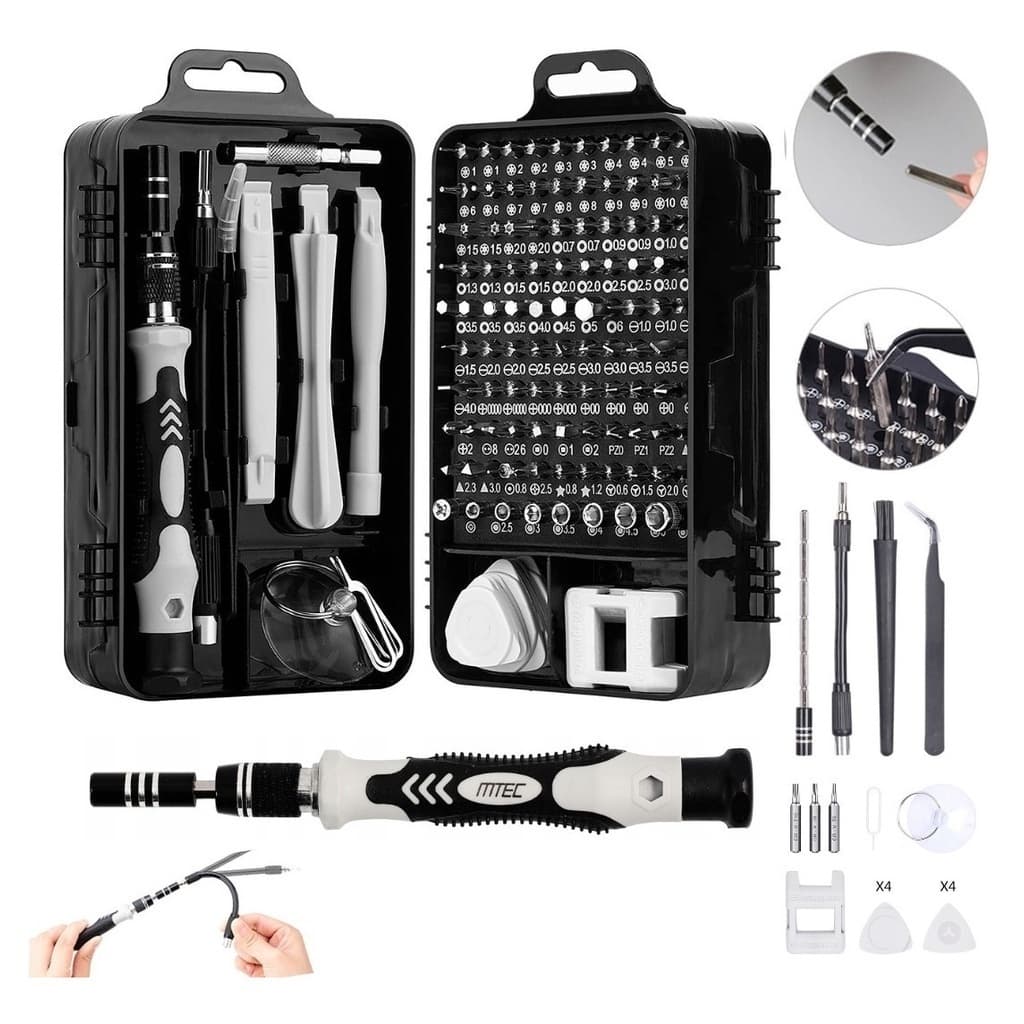 Kit de ferramentas conjunto de 115 peças Mini chave de precisão multiuso celular Notebook Tablet PC