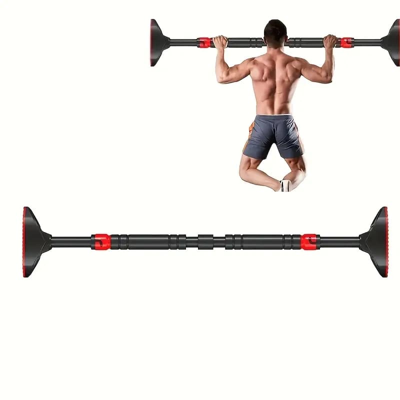 Barra Fixa Flexão Porta Apoio Ajustável Fixa 65 a 100 Cm