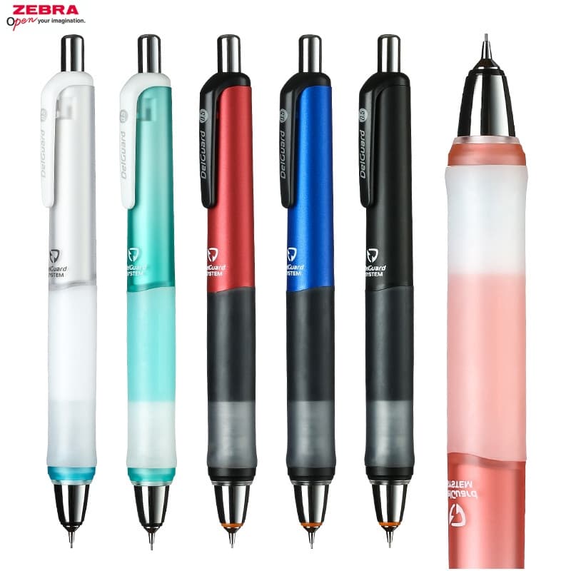 Japão ZEBRA MA93 Lápis Mecânico DelGuard Tipo-GR De Chumbo Inquebrável 0.5mm