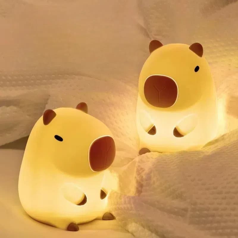 Luminária Capivara PLA Luz Noturna Para Dormir