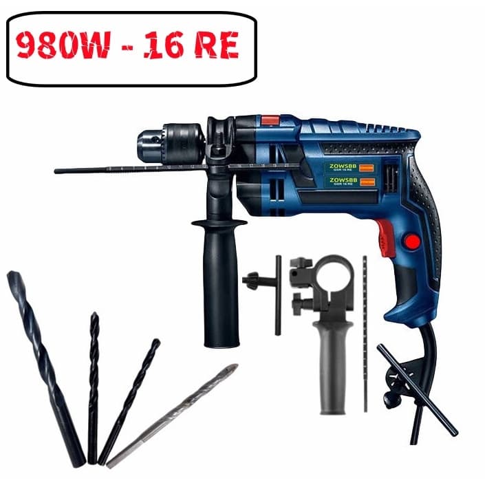 Furadeira de Impacto e Furadeira elétrica Universal Bosch mesmo modelo  GSB 16 RE 980W