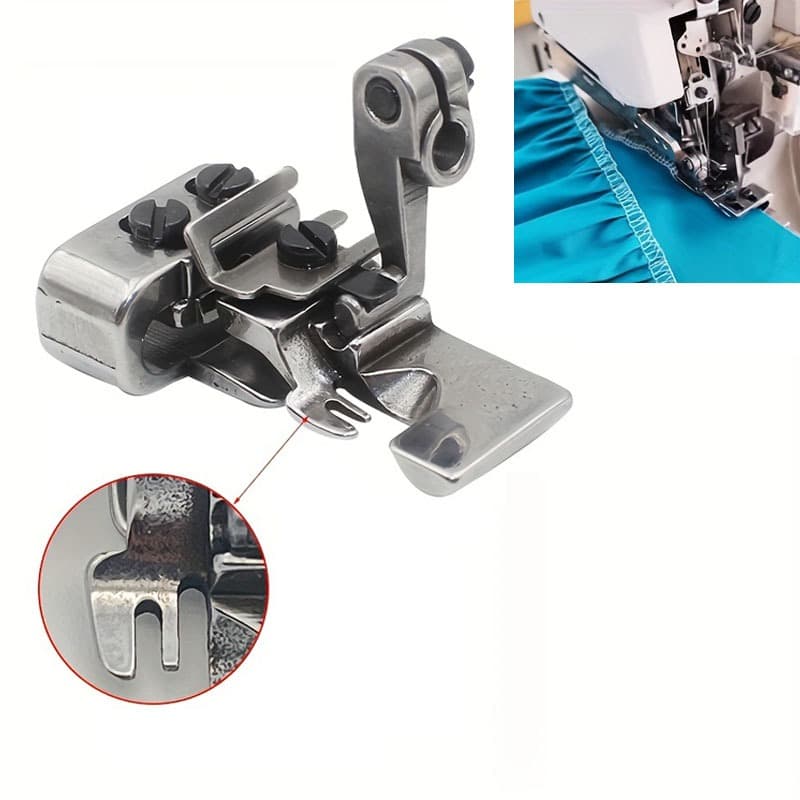 【Promoção】Calcador de Franzir Frufru Overlock - Máquina de Costura Over Industrial