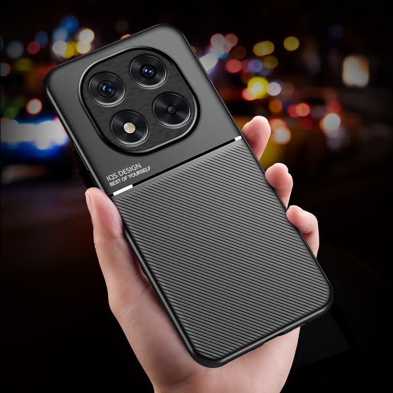 Capa Lisa De Couro De Luxo Para Xiaomi Redmi Note 14 Pro Plus + 4G 5G Note14 À Prova De Choque Ímã Embutido Anti Impress
