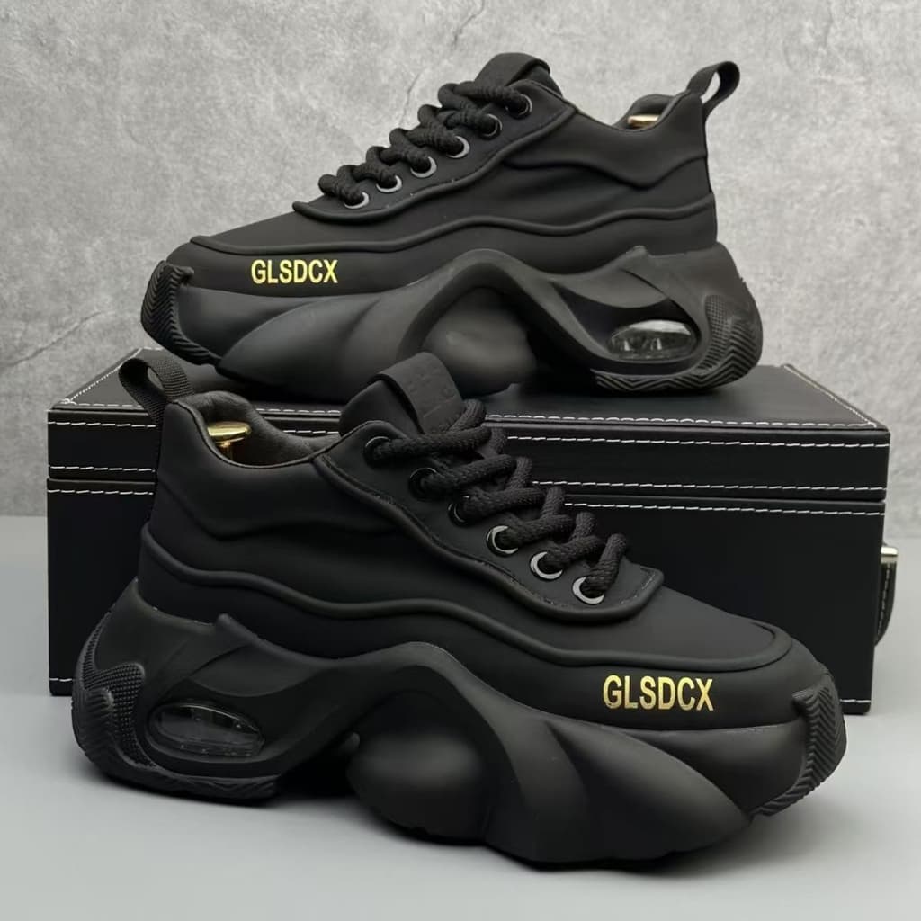 Venda Quente Estilo Coreano Moda Masculina Sapatos Esportivos Casuais De Alta Qualidade De Pai De Fundo Grosso