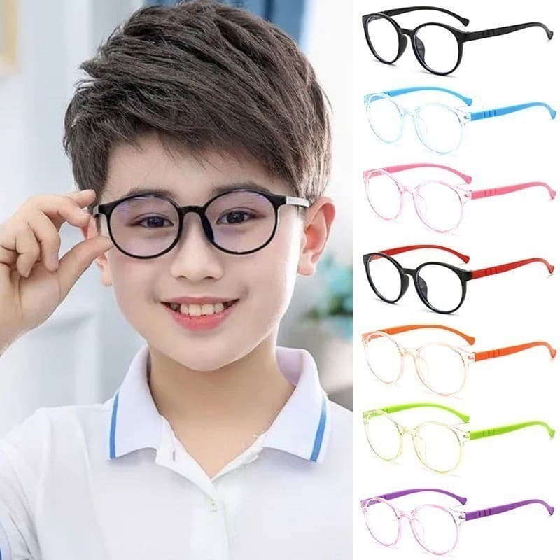 Novos Óculos anti-Rad E Azuis Para Crianças Protegerem O Vidro Dos Olhos Contra Luz Azul Com Lentes Substituíveis Tons R
