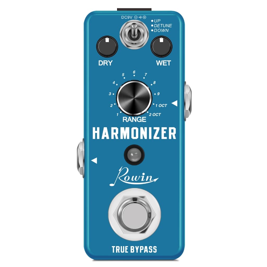 Rowin Pedal Harmonizador De Guitarra , De Efeito Digital , Harmonia Harmônica , Pitch Shifter , True Bypass Para Elétric
