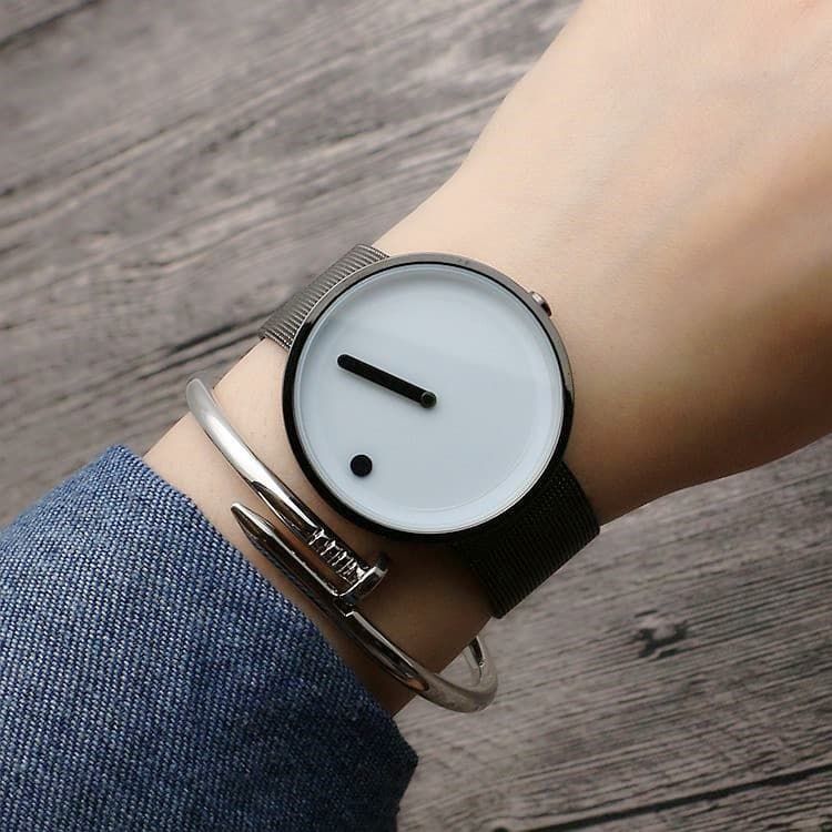 Relógio De Negócios Masculino Pulseira Quartzo Personalizado Simples Lazer Esportes Reloj CQ191