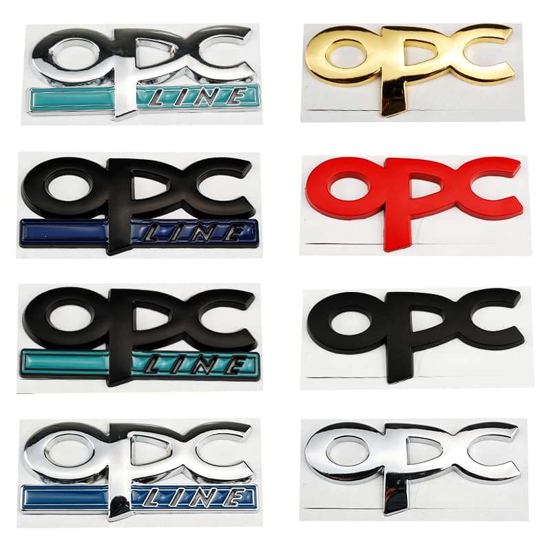 Novo 3D Metal OPC Linha Logotipo Emblema Modificado Carro Traseiro Tronco Corpo Decalque Adesivo Para Buick New Regal La