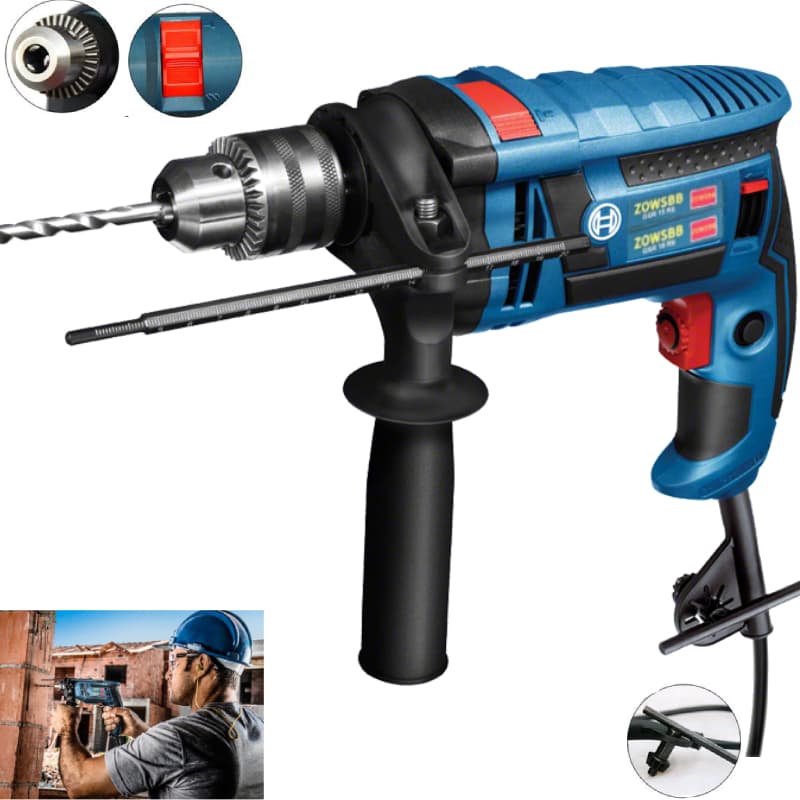 Parafusadeira de Impacto e furadeira Aplicável à Bosch Furadeira 13mm 980w127v-220V