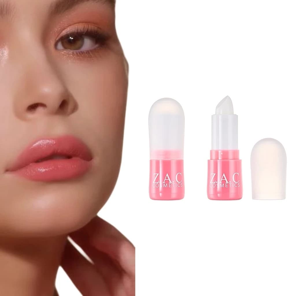 Z.A.C COSMETICS Lip Balm Água Brilho Labial Gloss Hidratante Batom Fino Intermitente LS0725