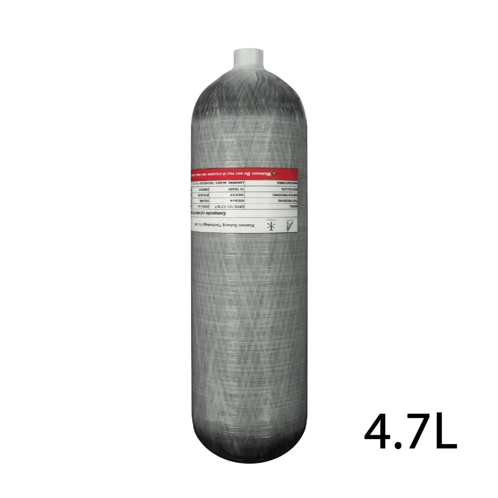 TUXING 4500Psi 300Bar 4.7L Cilindro De Fibra Carbono Alta Pressão Tanque Ar Estação Enchimento Válvula Regulador Carrega