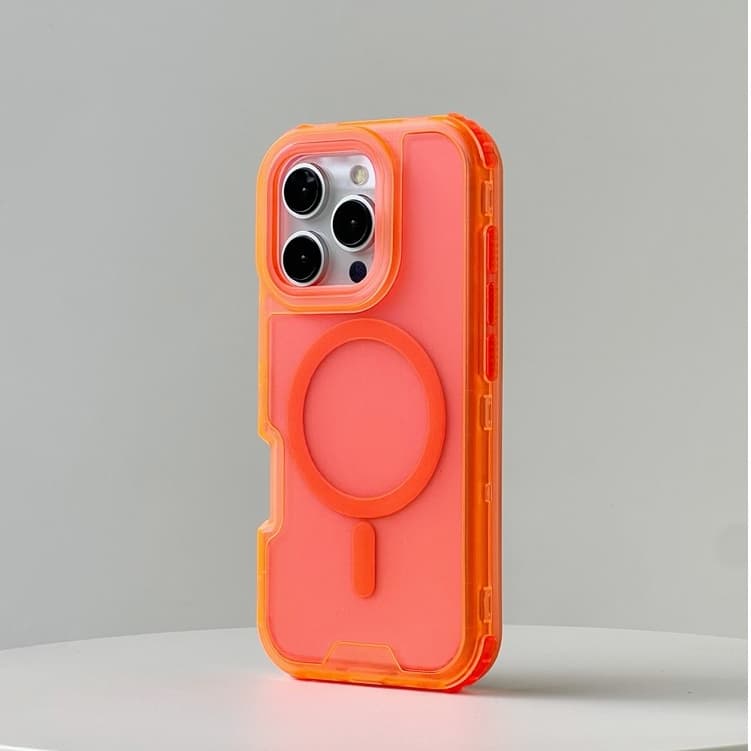 Absorção De Choque Magnética De Alta Qualidade HD 3 Em 1 Adequado Para iPhone 11 12 13 14 15 16 Pro Max Plus Capa De Tel