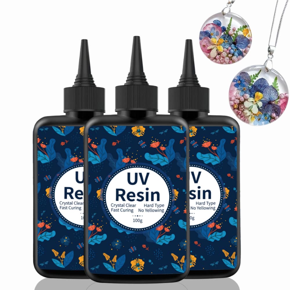 Resina UV 100g/200g/300g-Kit De Atualizado , Super Transparente , Duro , Baixo Odor , Tipo Rígido Revestimento De Cura U