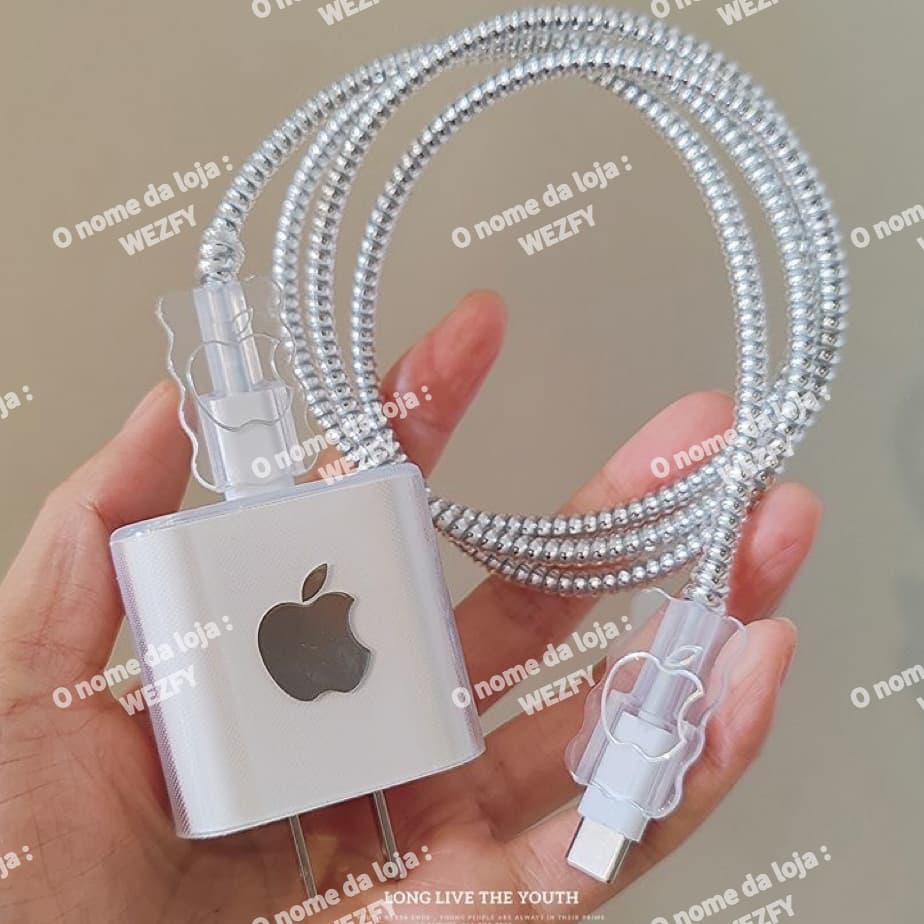 WEZFY 7FC  Apple 15 carregador caso 20w cabo de dados 11/12 para iPhone14pro carregador rápido 13ipad
