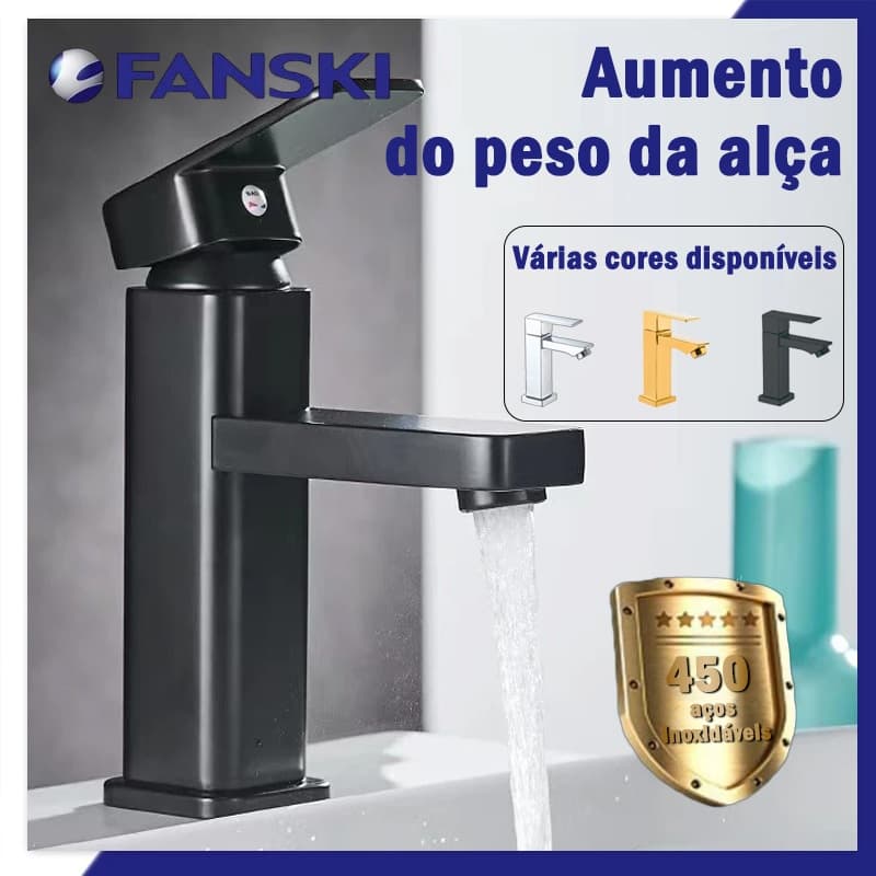 Torneiras De Banheiro Luxuosas Água Quente E Fria Controladas Por Temperatura