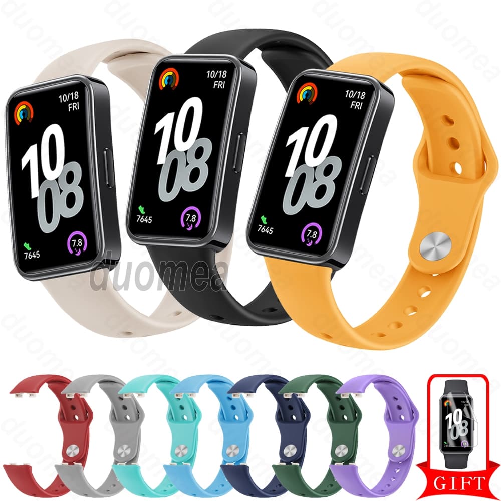 Acessórios De Pulseira De Silicone Esportiva Para Huawei Band 11 10 9 8 / Huawei Band 11 Pro