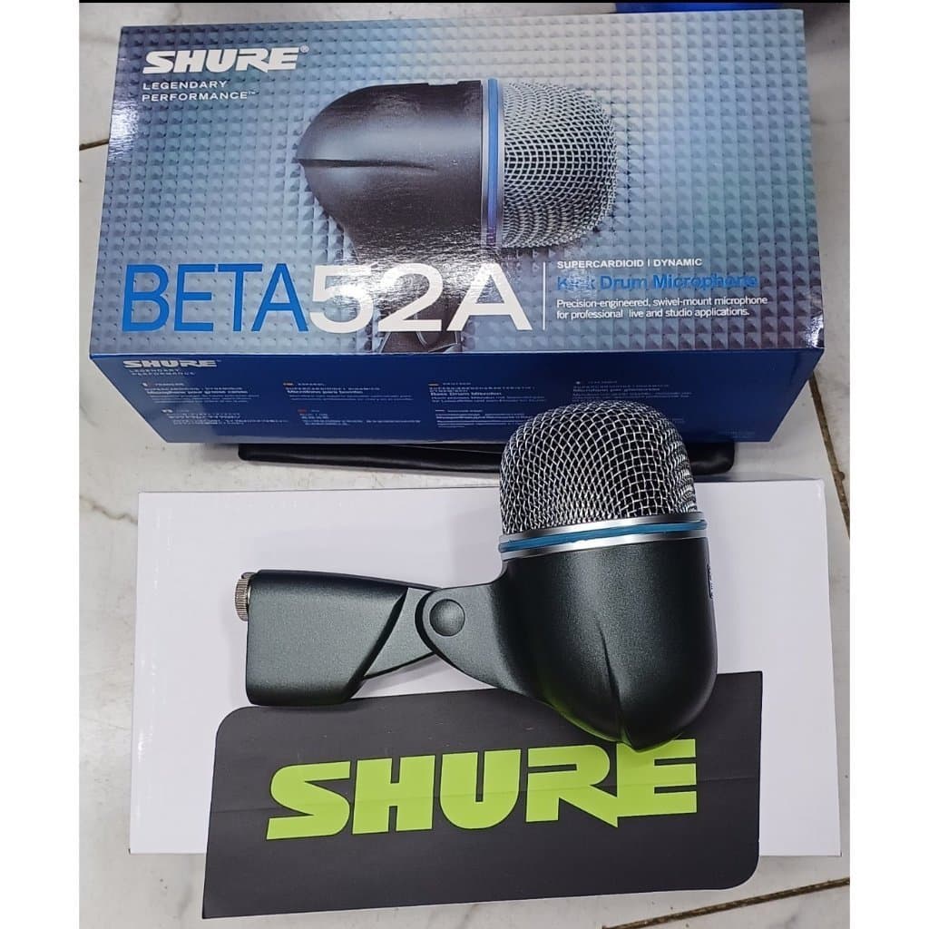 Microfone De Bobina Dinâmica De Tambor SHURE BETA 52A