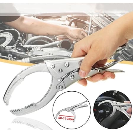 Alicate de pressão com chave de substituição de filtro de óleo de corrente profissional para carro