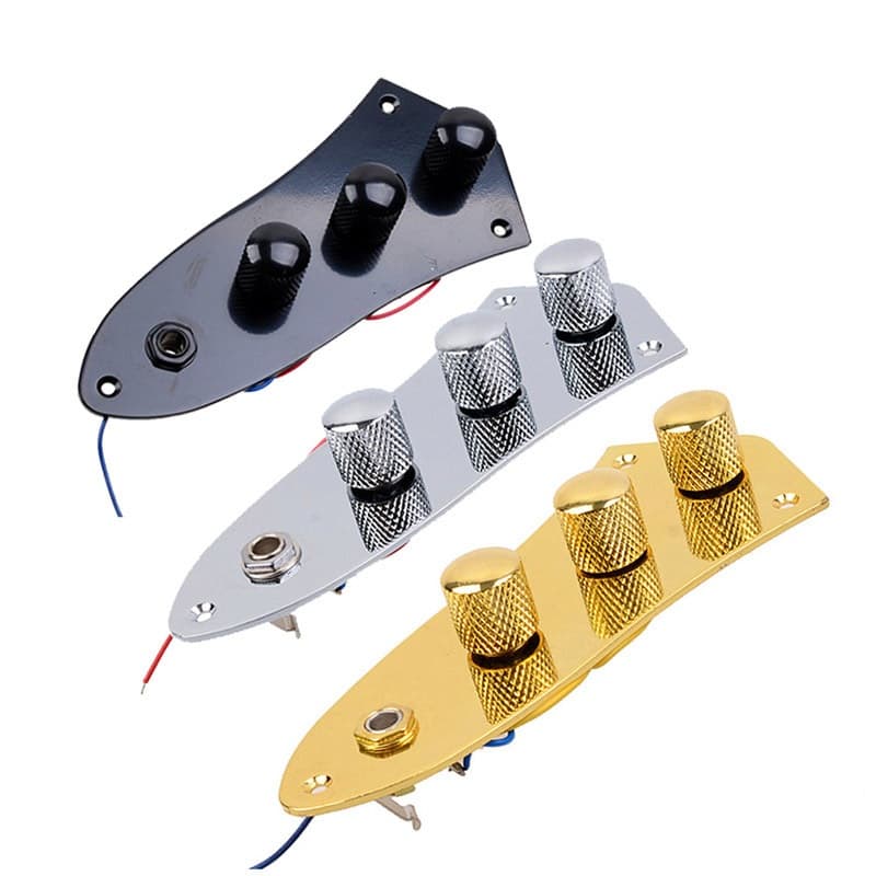 Baixo Elétrico , Guitarra Elétrica , Conjunto De Circuito De Controle De Placa De Ferro , Sistema Botão De volume Triang