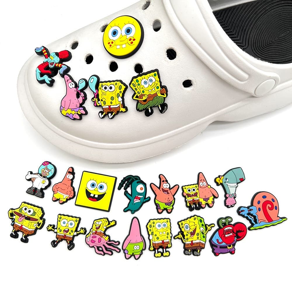 20 Pçs PVC Sapatos Decoração Acessórios Feminino Saco De Praia Sandálias Fivela Crianças Sapato Pinos DIY Decorações
