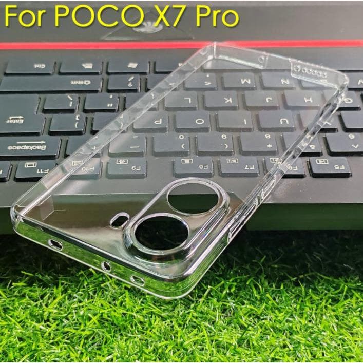 Cristal Duro PC Claro Caso Capa Para Xiaomi Poco F6 X7 Pro Transparente À Prova De Choque De Telefone
