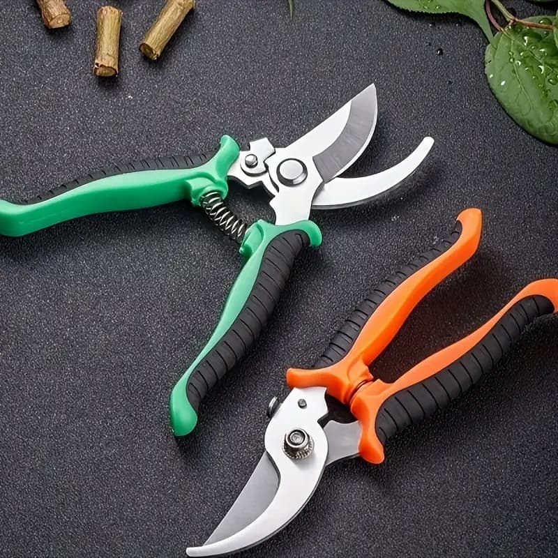 Tesoura de Poda Profissional Aço Inox Super Afiada Poda Precisa Ergonômica para Jardim e Pomar