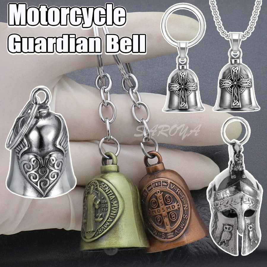 Sino Da Guarda Motocicleta Anjo Asas Brancas Guardião Aço Inoxidável Retro Polido Sorte decfeyebr