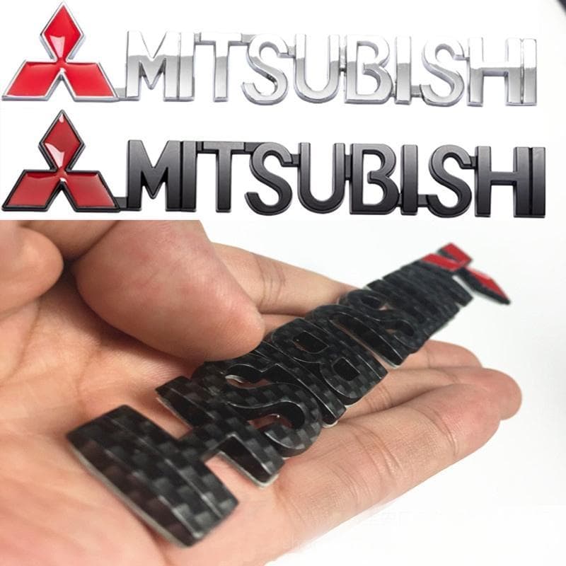 3D Para Mitsubishi RALLIART , Adesivo De Substituição De Emblema , Adesivos Externos De Decoração De Carroceria