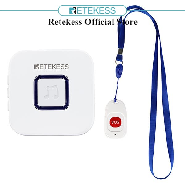 Retekess Th003 + Th001 Fager / Sem Fio / Sos / Botão De Chamada / Alerta / Patient / Ajuda Para Casa / Idosos / Patient