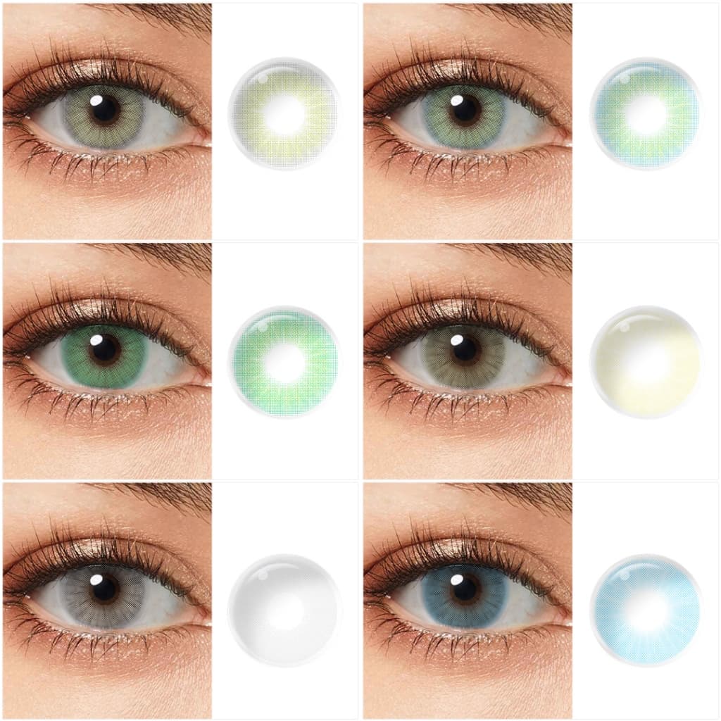 Lente De Contato Sem Grau Coloridas 14,0mm Natural e confortável Magister castanho Lentes 1 Par