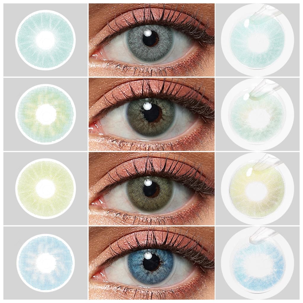 Freshgo Hidrocor Azul Lentes De Contato Anual Natural Sem Grau 2 Peças Envio rápido de São Paulo
