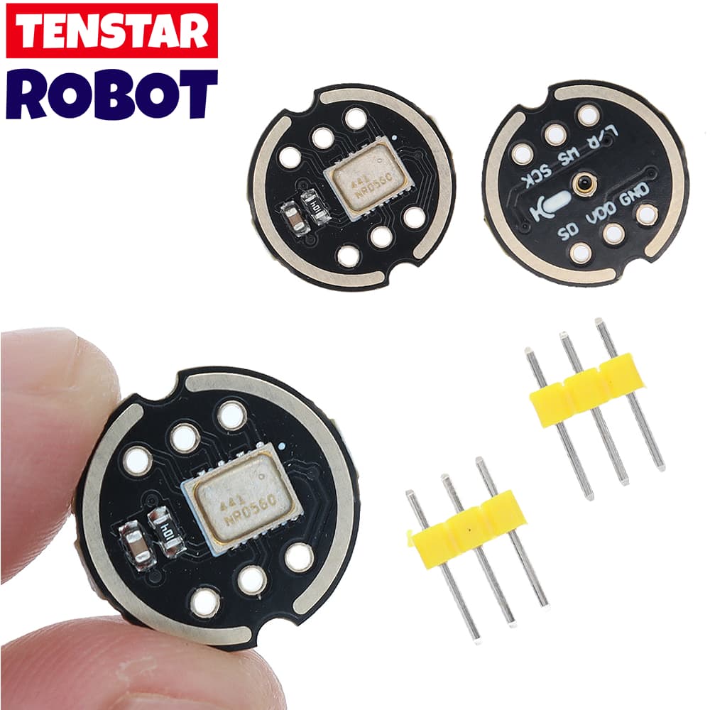 Módulo De Microfone Omnidirecional MH-ET LIVE Interface I2S INMP441 MEMS Alta Precisão E Baixa Potência volume Ultra Peq