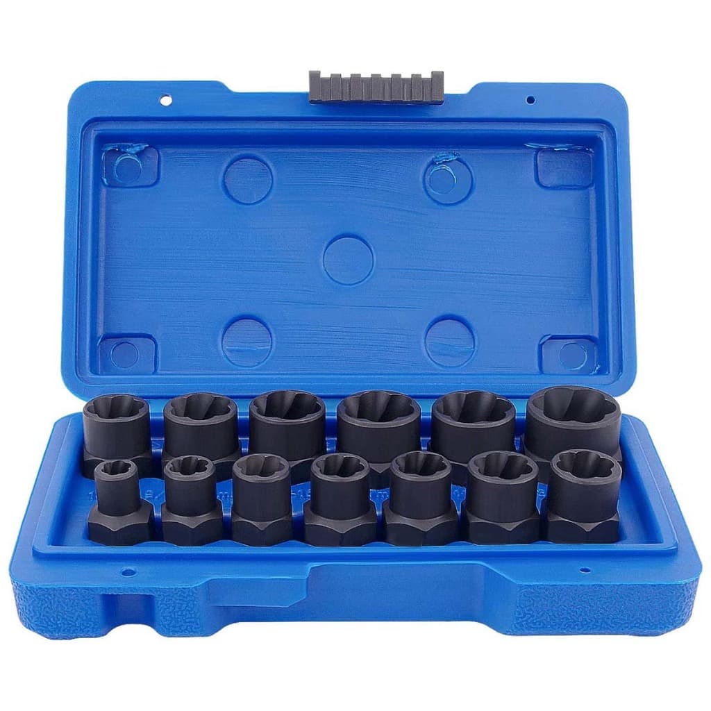 Kit extrator de parafuso danificado 13X Kit de remoção de parafuso quebrado fácil