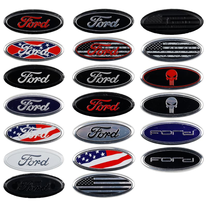 Ford Logotipo Do Volante F150 Estilo Cobrindo Emblema Adesivo Para F250 F350 Edge Explorer Ranger Focus Escape Fiesta Mo