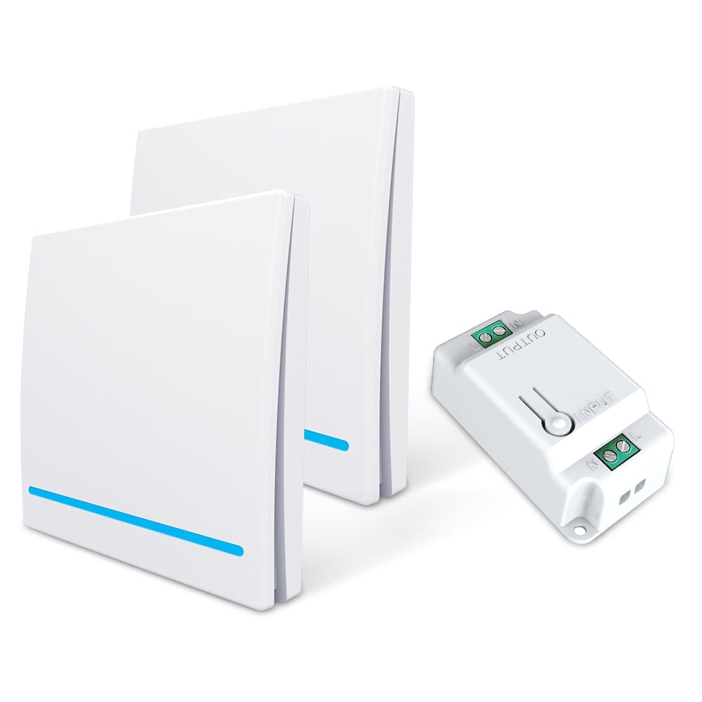 RF 433Mhz Interruptor Sem Fio De Controle Remoto Painel De Luz