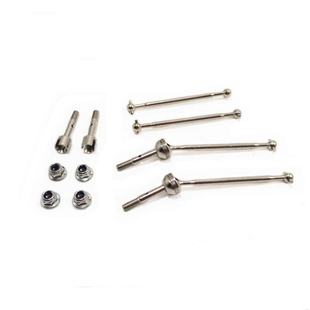 wltoys 144001 124019 Peça De Atualização De metal Do Eixo De Acionamento CVD Traseiro Osso De Cão dogbone E Copo Acessórios Parte