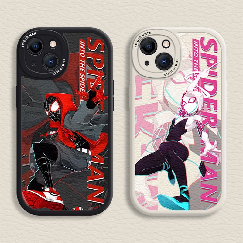 Capa Moderna Do Homem-Aranha Para iPhone 16/15/14/13/12/11 Promax Casal Estilo Meninos/Meninas Macia 7/8 Plus/X/XR/Xs Ma