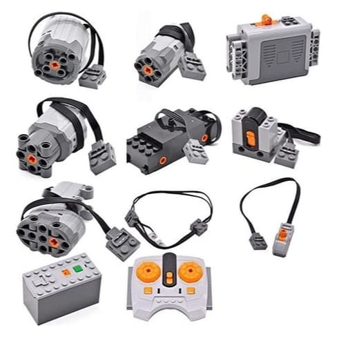 O Conjunto É Compatível Com Conjuntos De Energias De Motores De Blocos De Construção LEGO , Incluindo , Receptores De Co