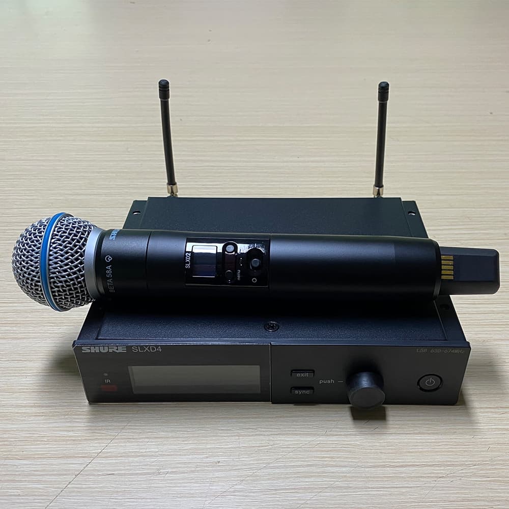SLXD4 BETA58A Microfone Sem Fio De Nível Profissional SLXD24/B58 Sistemas Alta Qualidade