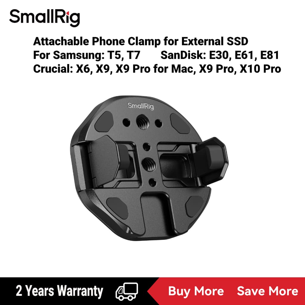 Braçadeira De Telefone Acoplável SmallRig Para SSD Externo # 5157