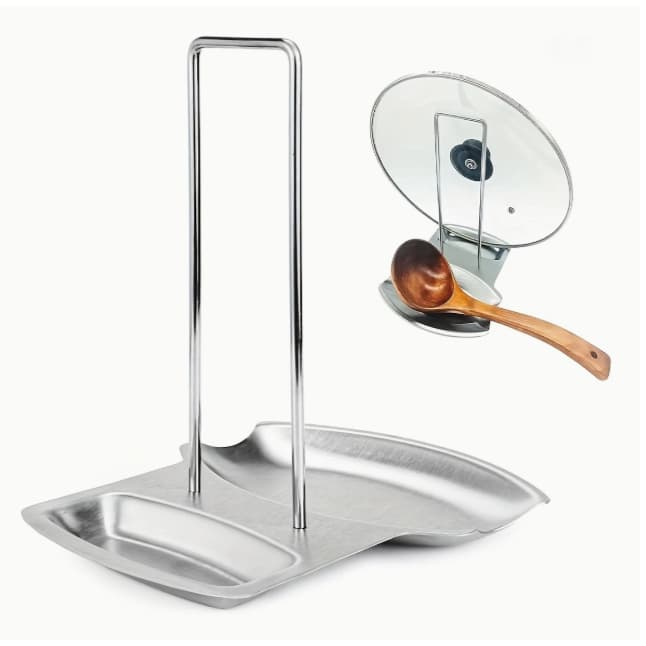 Apoio De Talheres E Tampa De Panela Inox Cozinha Suporte