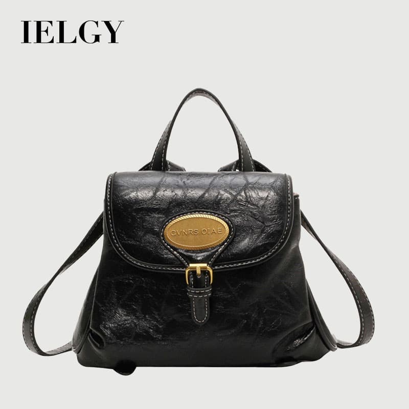 IELGY Mochila Balde Portátil Bolsa Casual All-Match High-End Outing Backpack