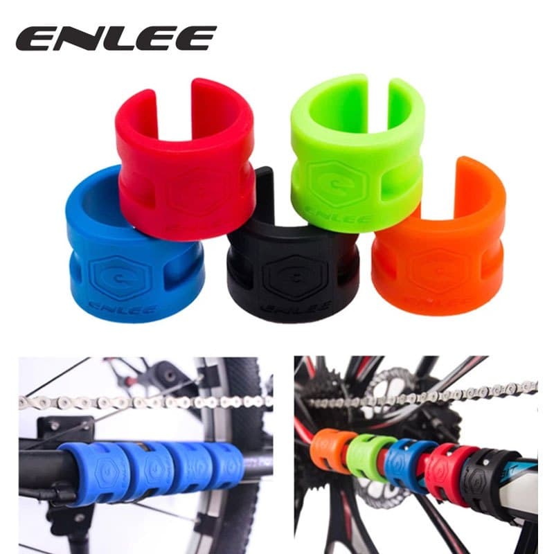 Protetor de Corrente de Borracha para Bicicleta ENLEE, Proteção para Quadro de Estrada e MTB Bike