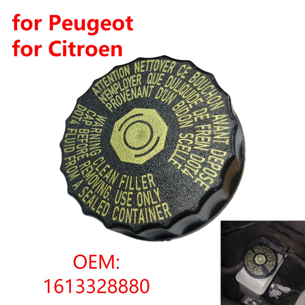 Tampa Do Tanque De Fluido De Freio Reservatório Para Peugeot 1613328880 Citroen